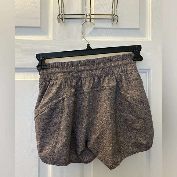 Lululemon Tracker Short V *4" Heather Lux Multi Black Size 6 - Picture 4 of 6